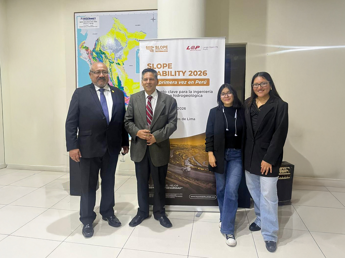 La Sociedad Geológica del Perú se une al congreso internacional Slope Stability 2026 